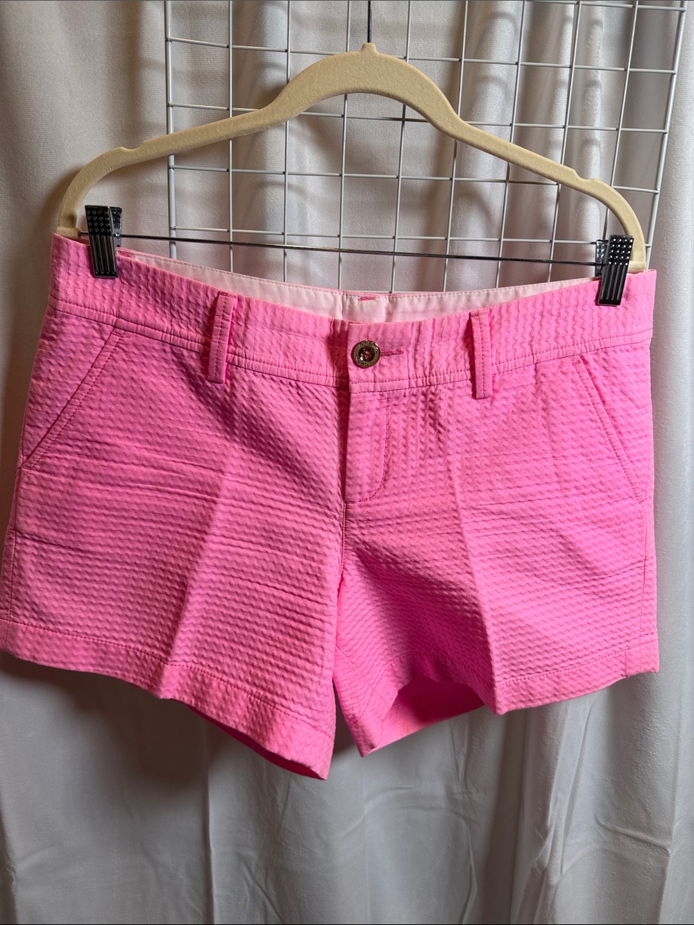 Lilly Pulitzer Callahan pink 100% Cotton Shorts size 10